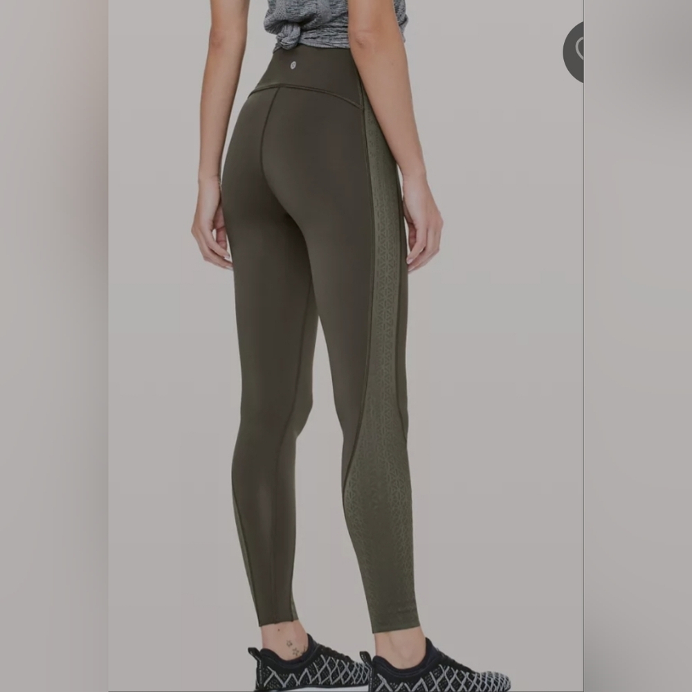 Lululemon Strength and Sweat High Rise Leggings 28 Inch Inseam Size 4 - Picture 2 of 5